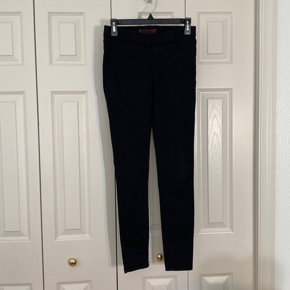 Black jeggings, youth size S (3-5)